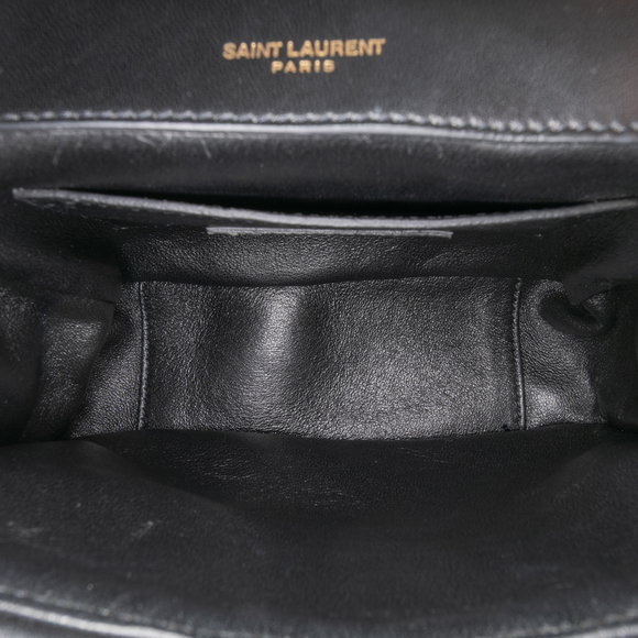 Pre-Loved Saint Laurent Small Chevron Lambskin Monogram Sulpice Bag - Picture 4 of 11